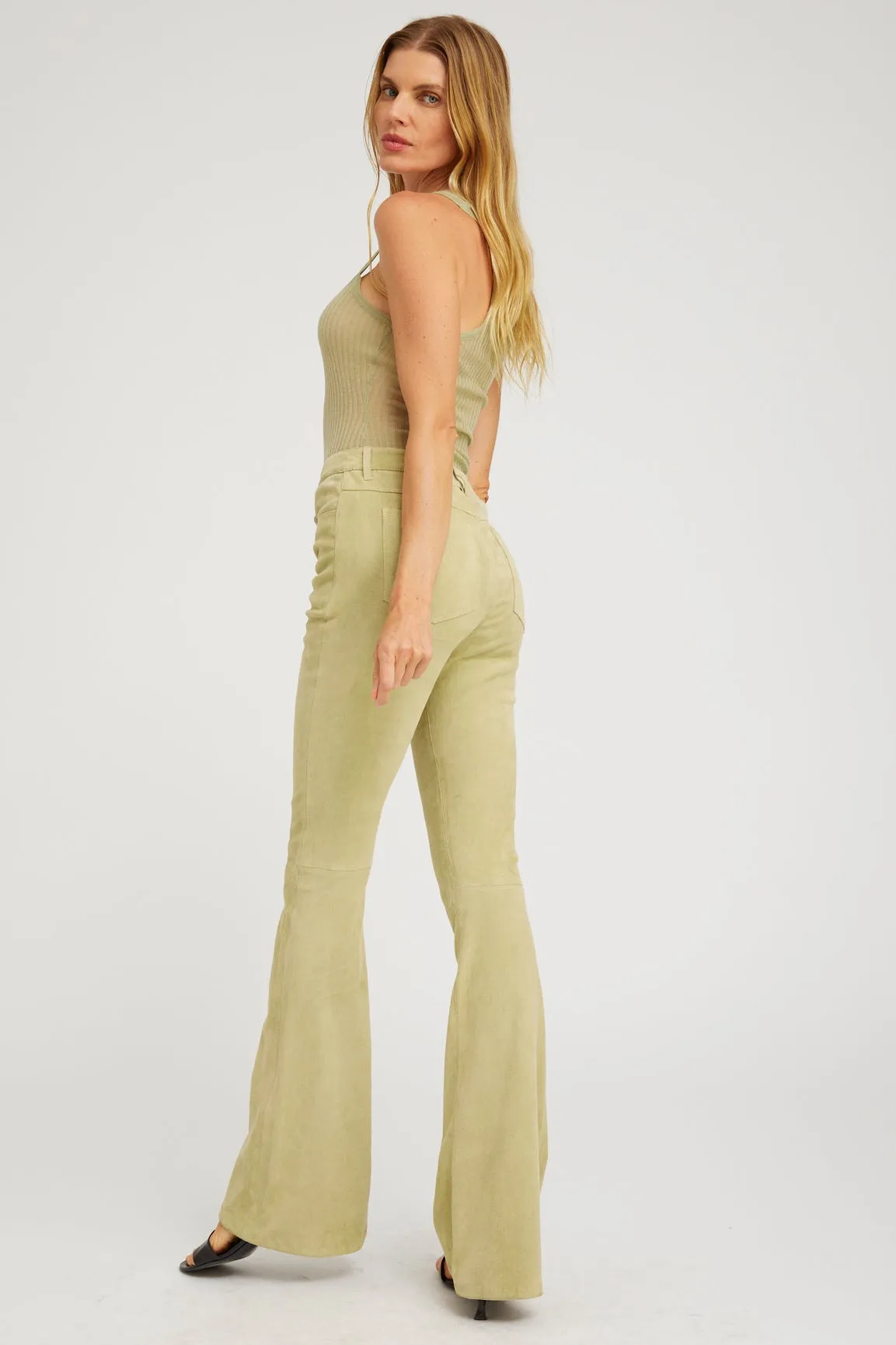 Suede 5 Pocket Micro Flare sold by SPRWMN product image thumbnail 2