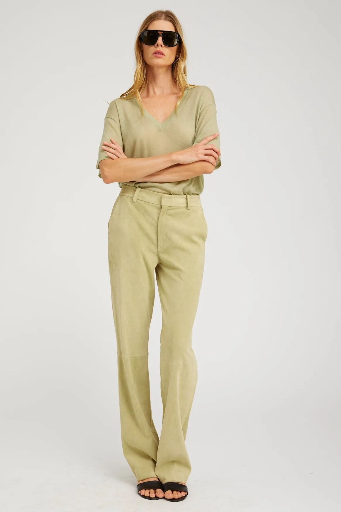 Suede Classic Trousers sold by SPRWMN