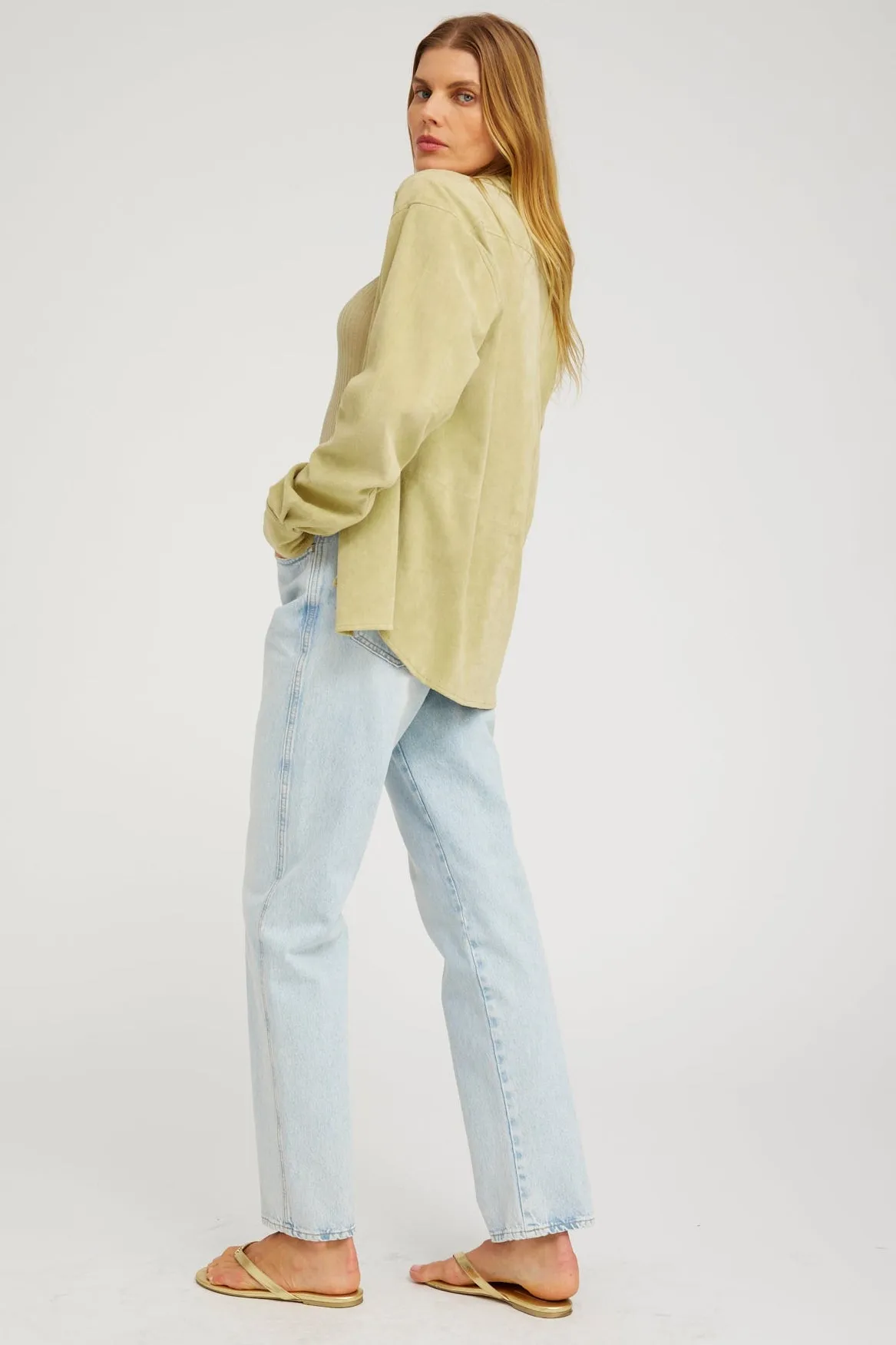Suede Elise Button Down sold by SPRWMN product image thumbnail 3