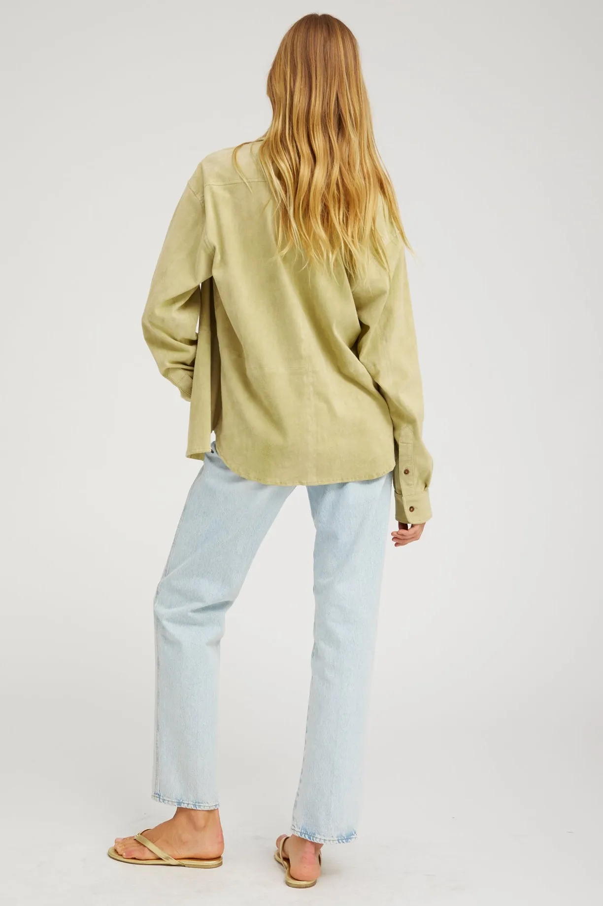 Suede Elise Button Down sold by SPRWMN product image thumbnail 4