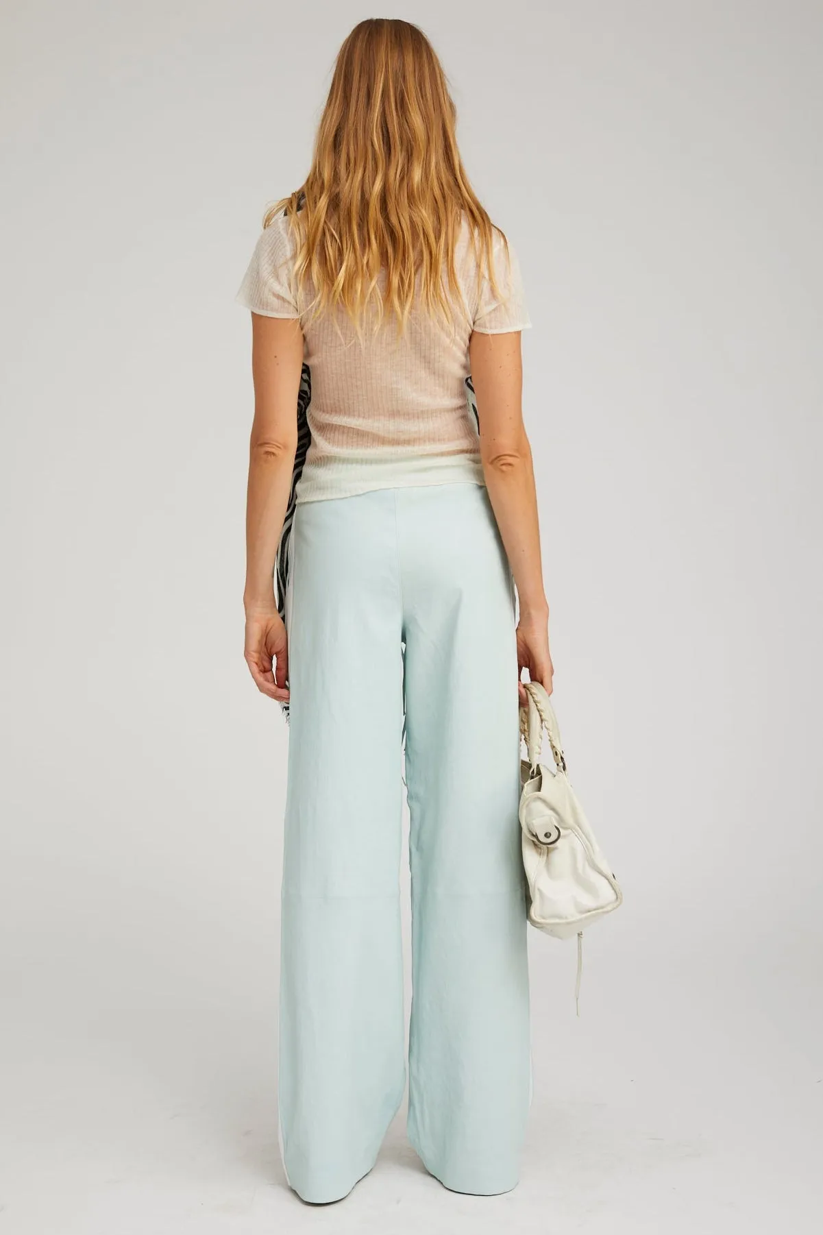 Leather Baggy Athletic Pants SHOPMY sold by SPRWMN product image thumbnail 3