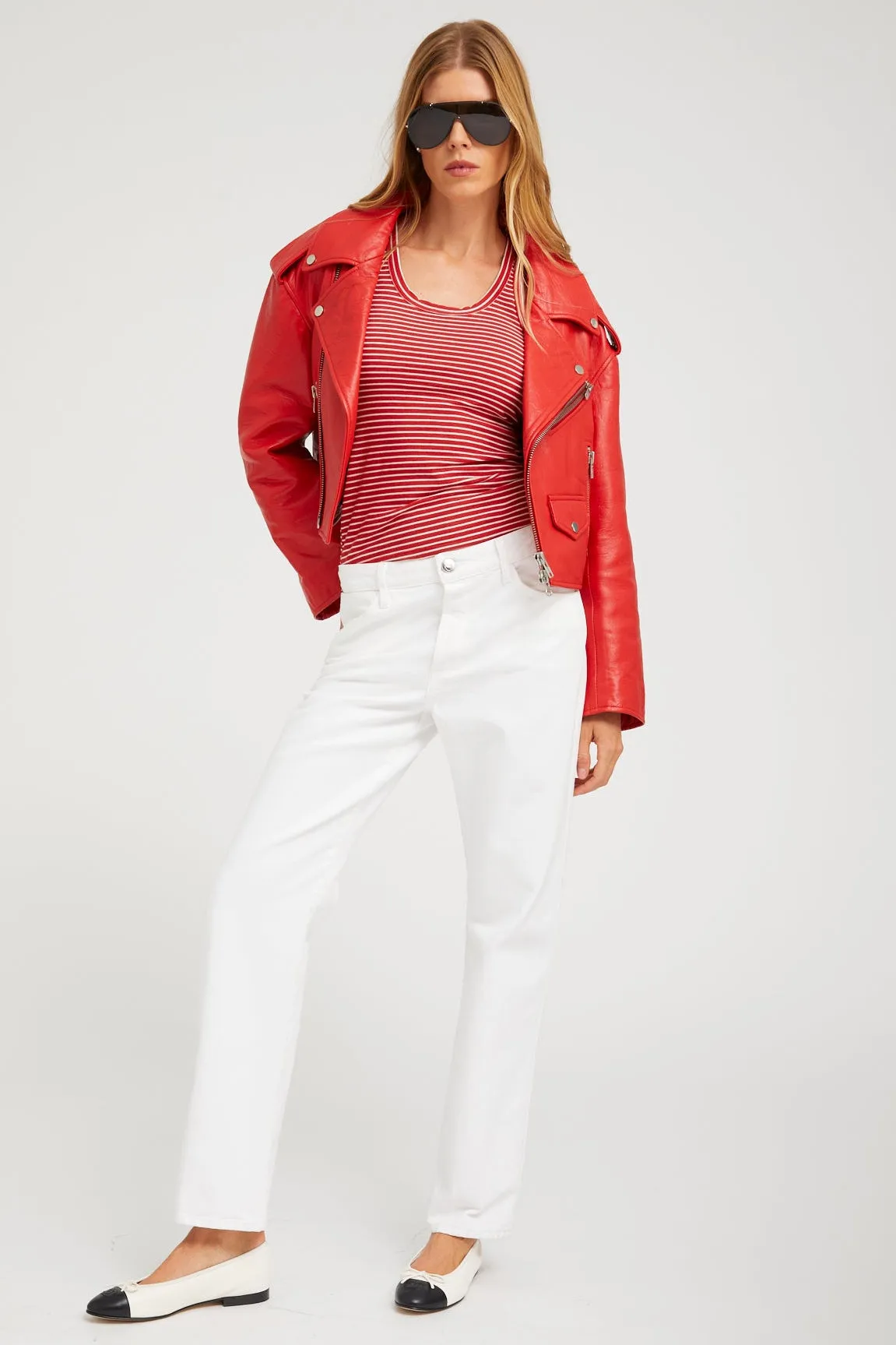 Leather Biker Jacket sold by SPRWMN product image thumbnail 5