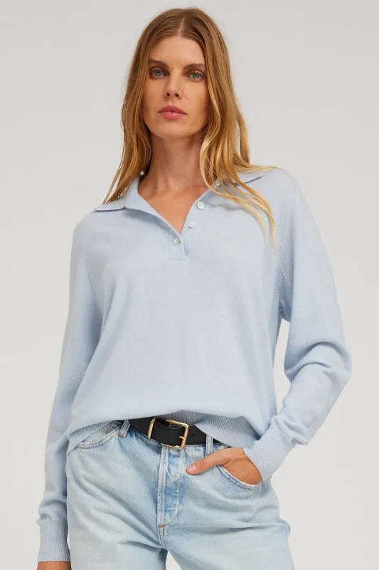 Cashmere Polo Sweater made by SPRWMN