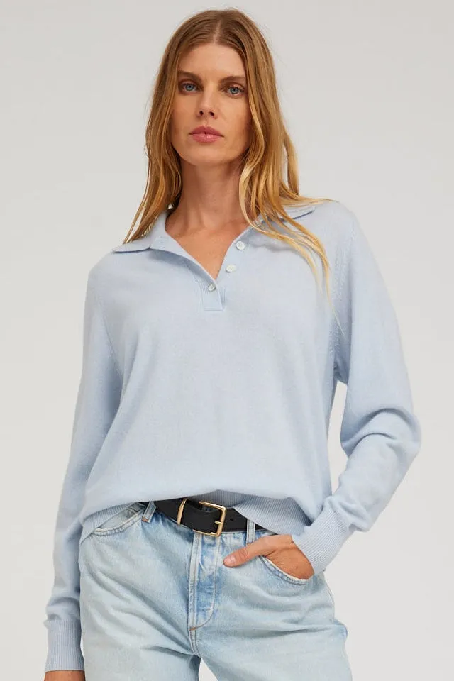 Cashmere Polo Sweater sold by SPRWMN