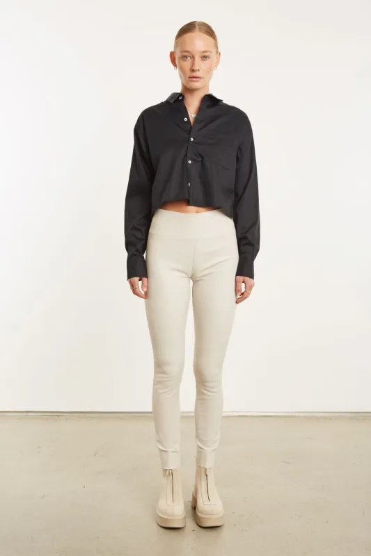 Chalk Leather Ankle made by SPRWMN