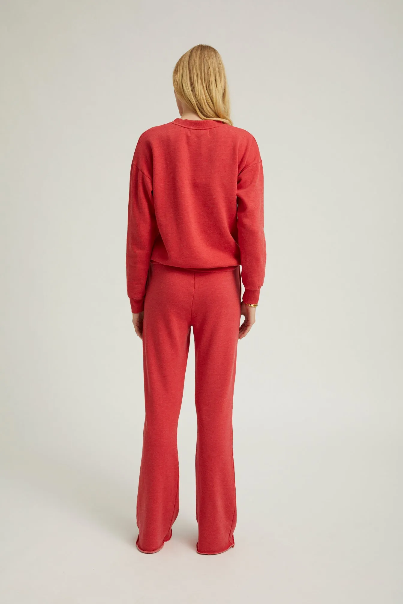 Red Heart Straight Leg Sweatpants sold by SPRWMN product image thumbnail 5