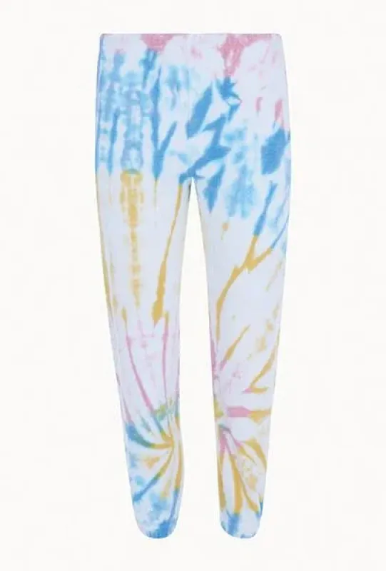 Ibiza Tie Dye Reversed Sweatpants made by SPRWMN