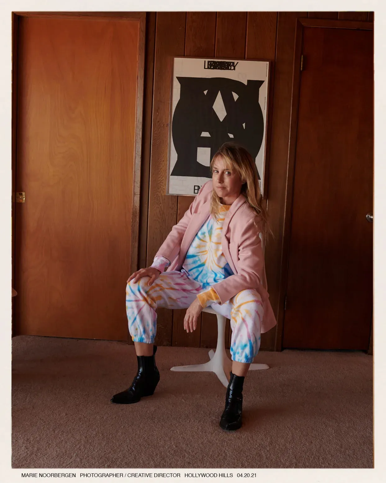 Ibiza Tie Dye Reversed Sweatpants sold by SPRWMN product image thumbnail 2