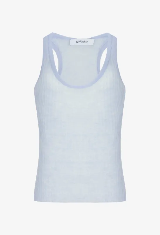 Tissue Scoop Neck Tank made by SPRWMN