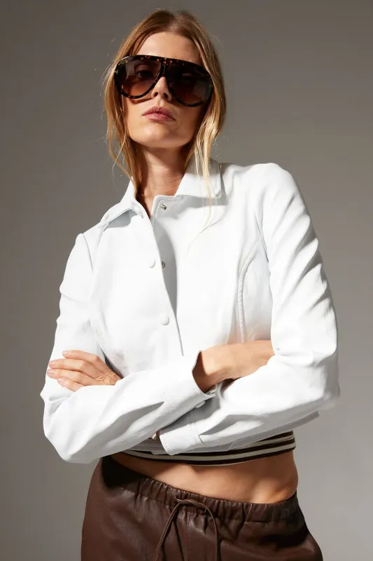 Leather Hardy Jacket made by SPRWMN