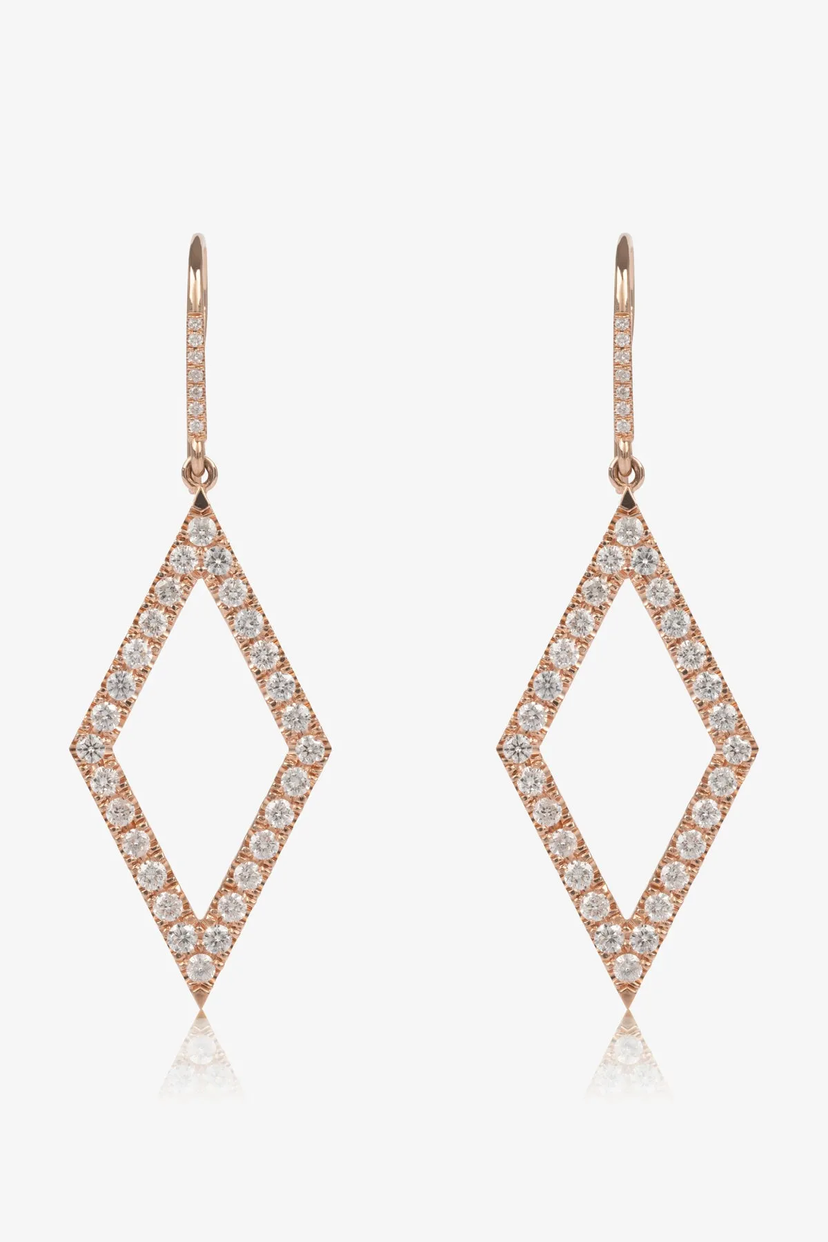 Diamond Lozenge Earrings sold by SPRWMN