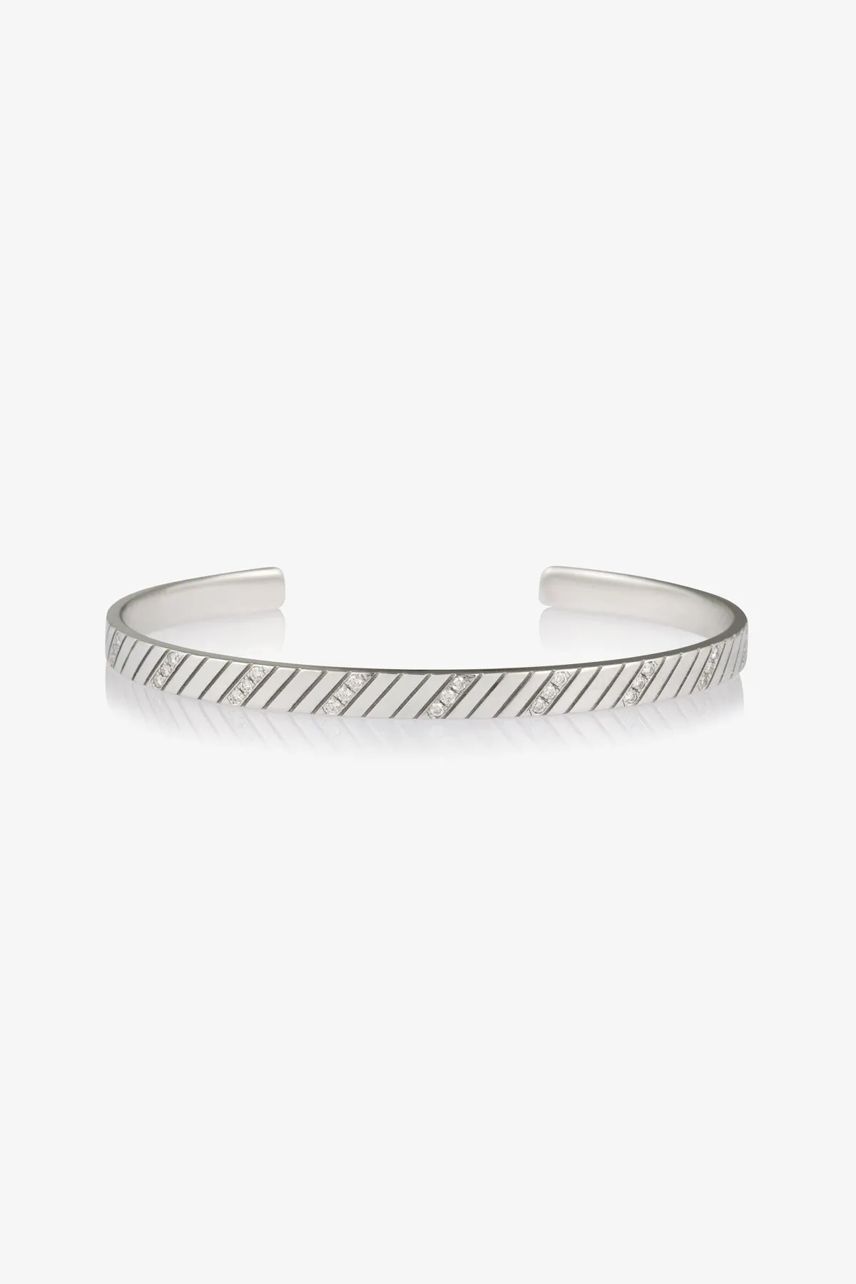 Friendship Diamond Diagonal Cuff 4mm sold by SPRWMN