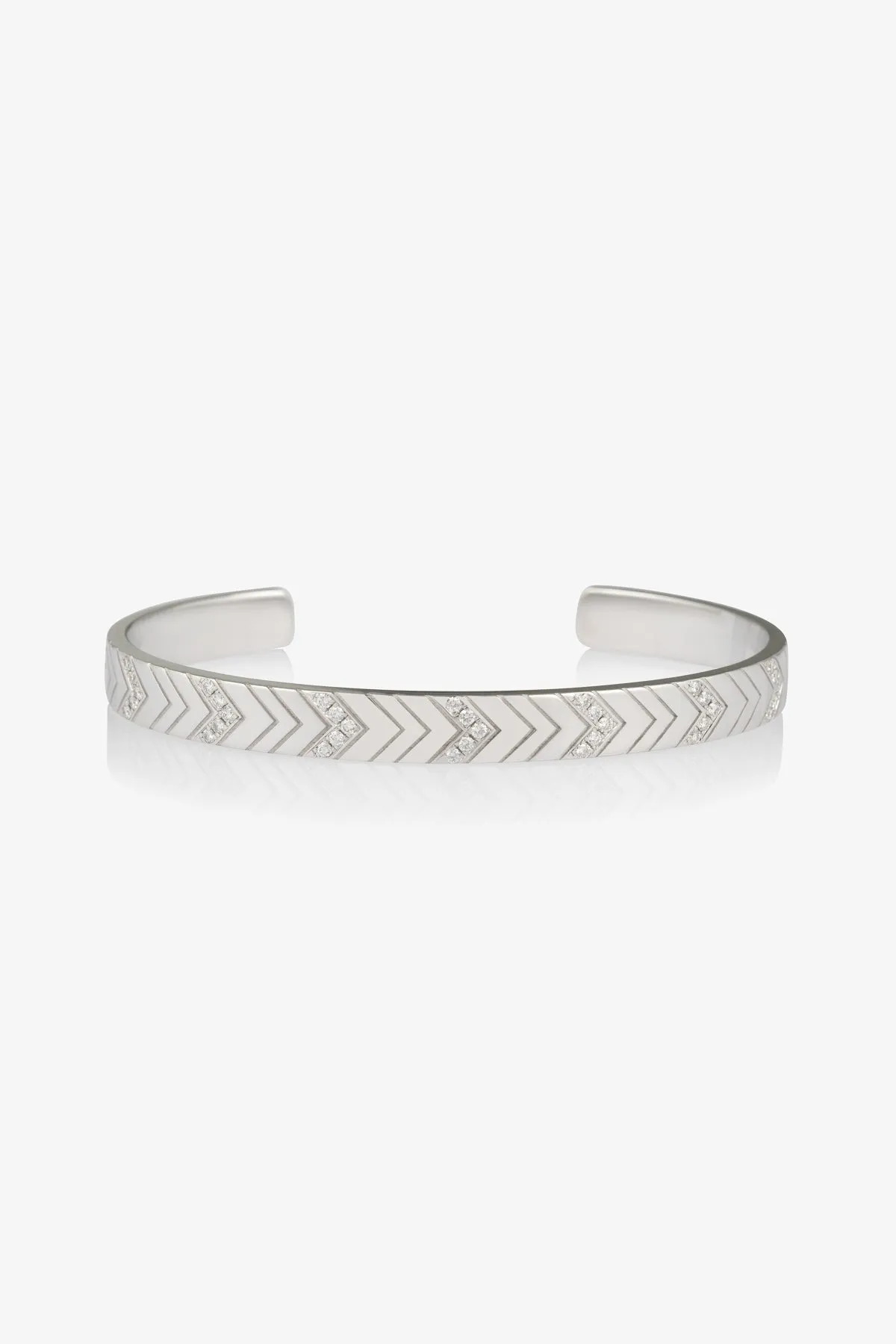 Friendship Diamond Chevron Cuff 6mm sold by SPRWMN