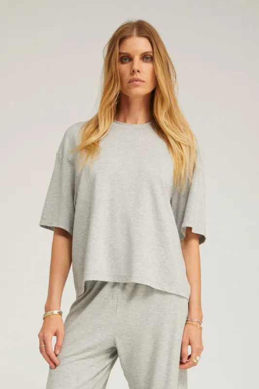 Light French Terry Boxy Tee made by SPRWMN