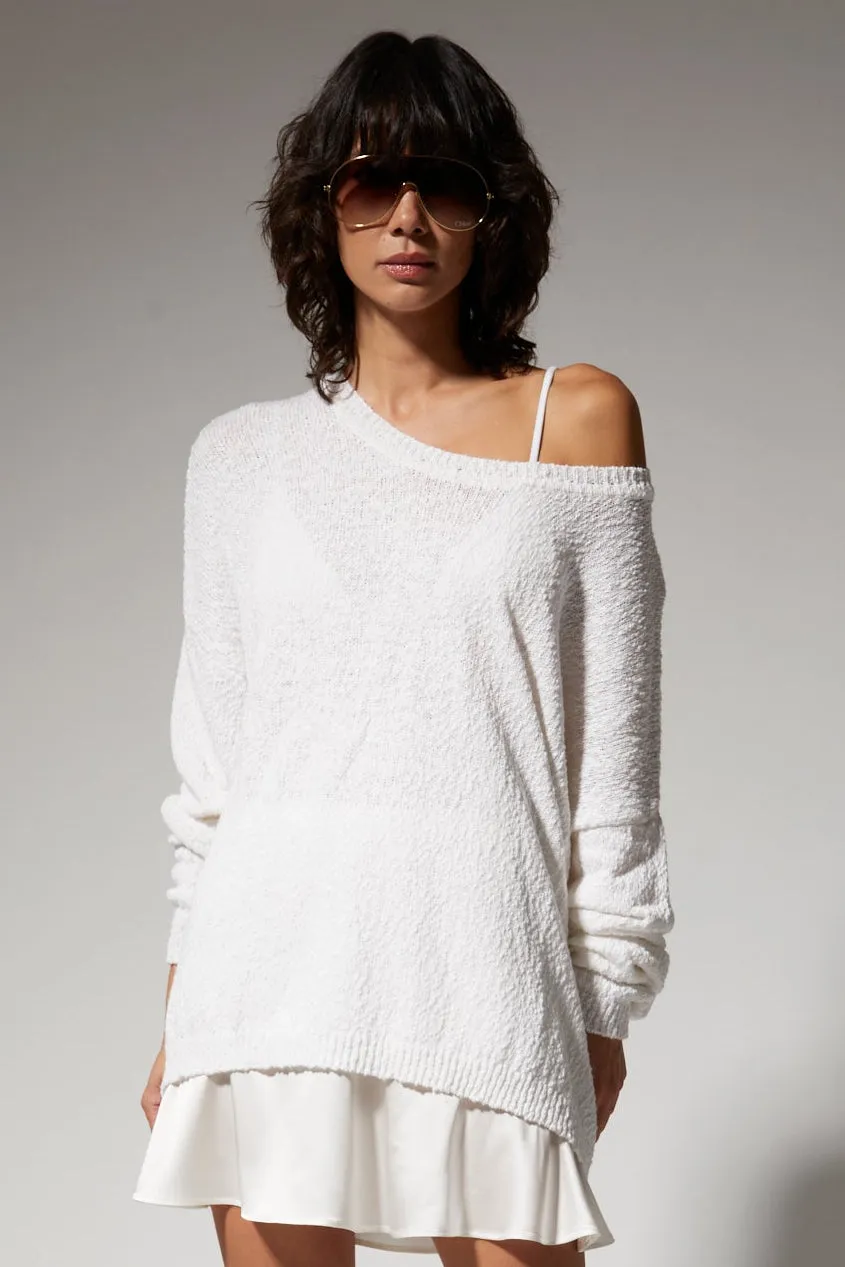 Jade Cotton Bouclé Sweater sold by SPRWMN