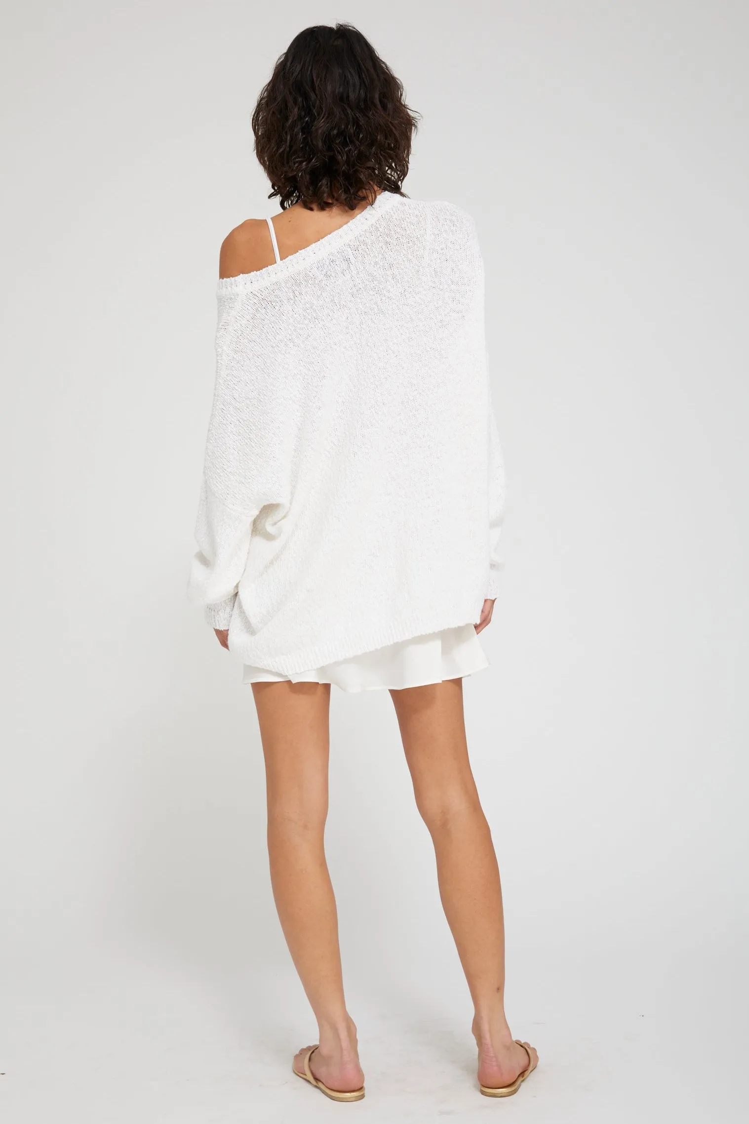 Jade Cotton Bouclé Sweater sold by SPRWMN product image thumbnail 3