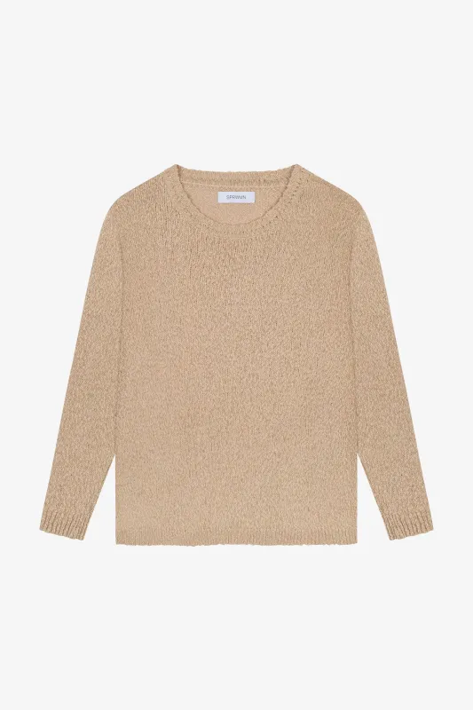 Jade Cotton Bouclé Sweater made by SPRWMN