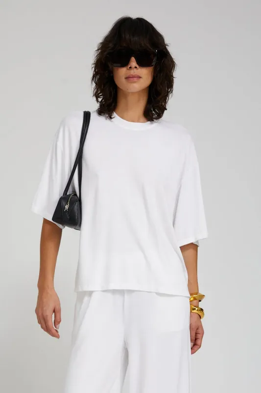 Viscose French Terry Boxy Tee made by SPRWMN