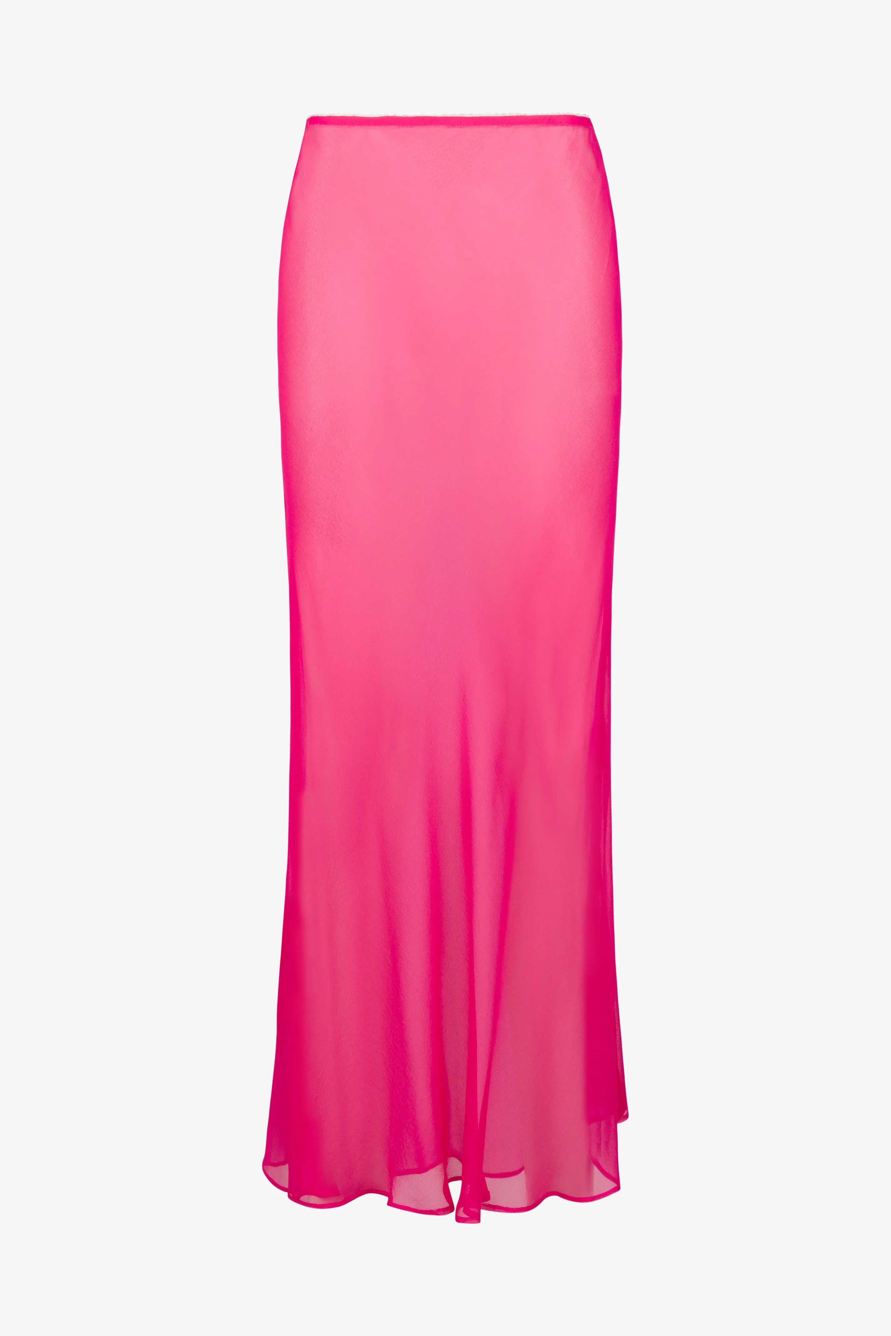 Lara Double Georgette Silk Midi Skirt sold by SPRWMN product image thumbnail 4