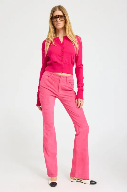 Suede 5 Pocket Micro Flare made by SPRWMN