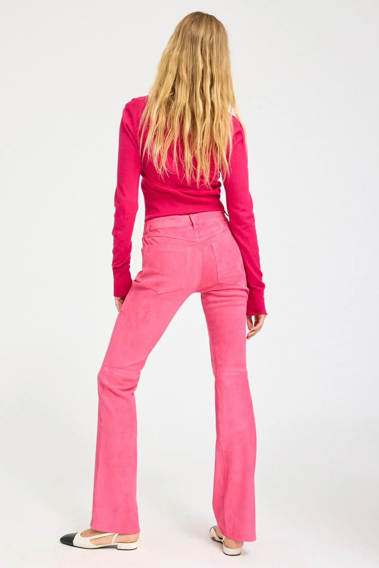 Suede 5 Pocket Micro Flare sold by SPRWMN product image thumbnail 2