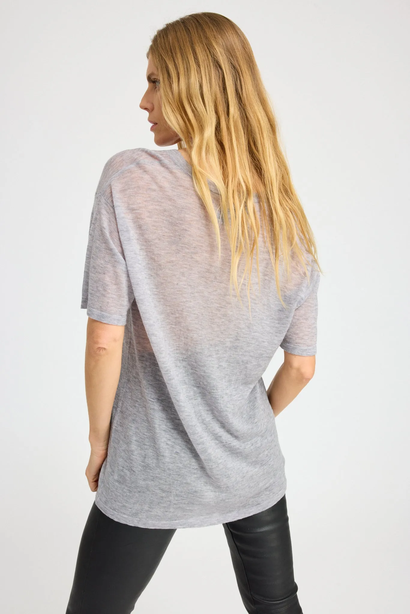 Tissue V Neck Tee sold by SPRWMN product image thumbnail 3