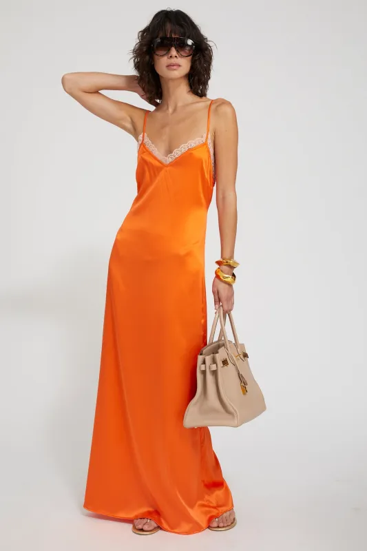 Sophie Silk Charmeuse Maxi Dress made by SPRWMN