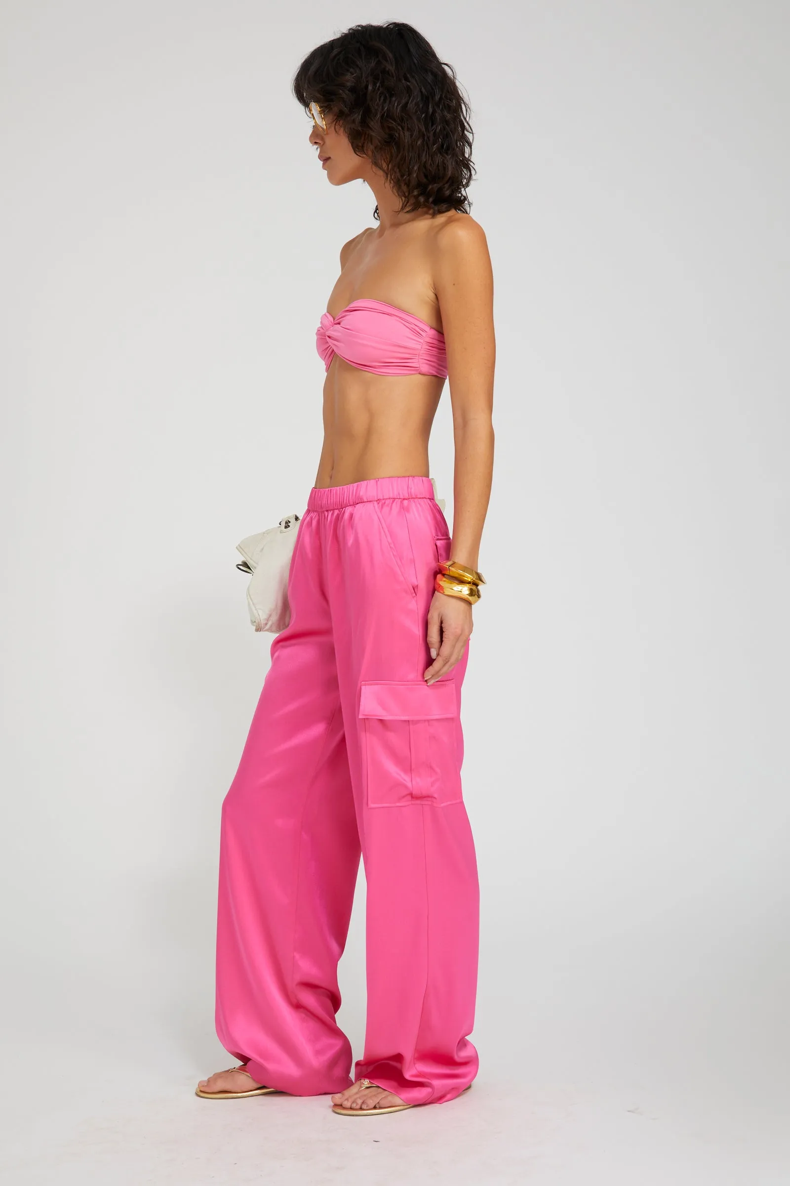 Silk Charmeuse Cargo Pants sold by SPRWMN product image thumbnail 3