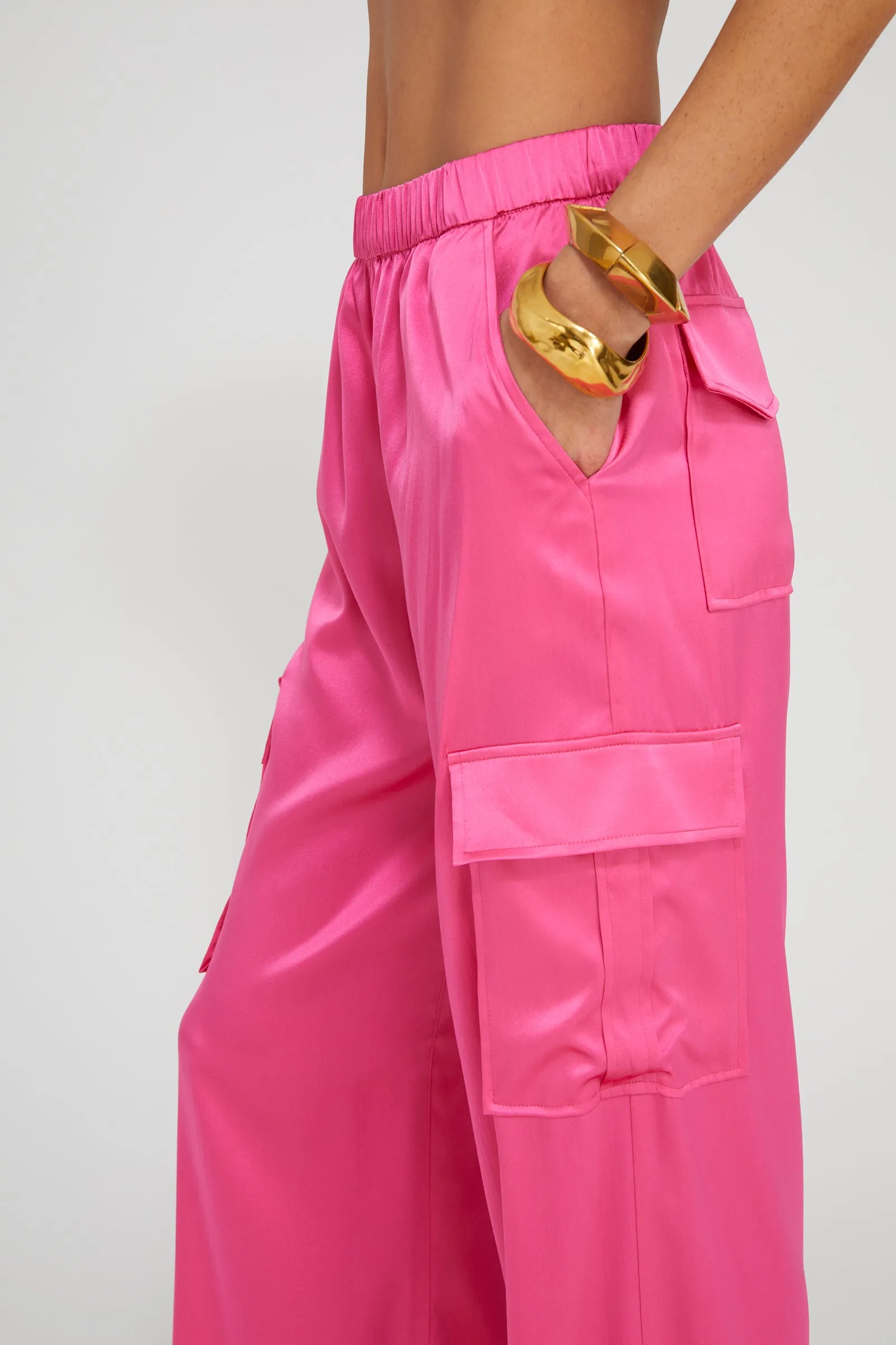 Silk Charmeuse Cargo Pants sold by SPRWMN product image thumbnail 2