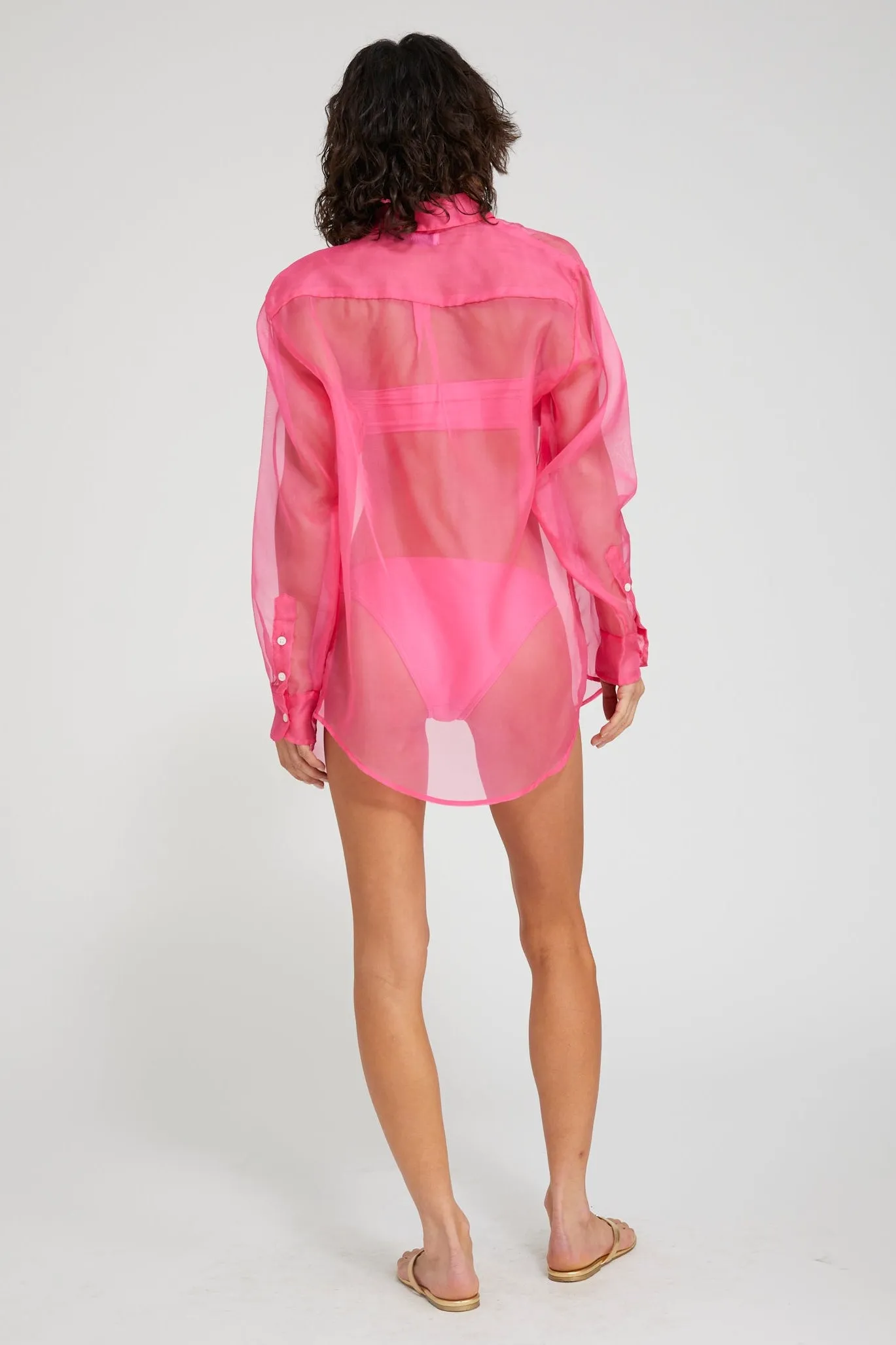 Silk Organza Oversized Shirt sold by SPRWMN product image thumbnail 3