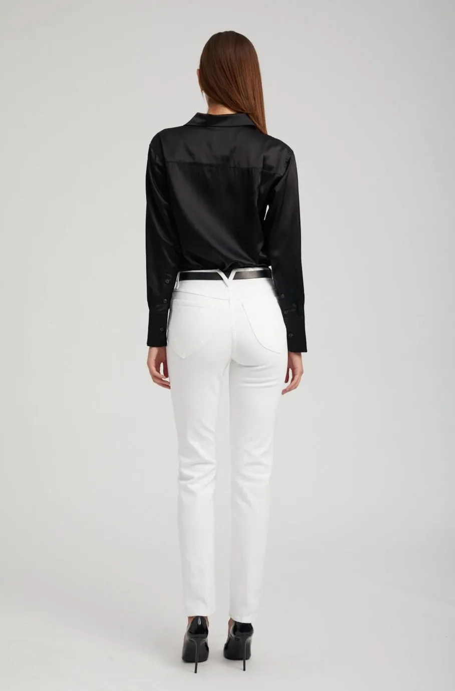 Silk Fitted Button Down sold by SPRWMN product image thumbnail 3