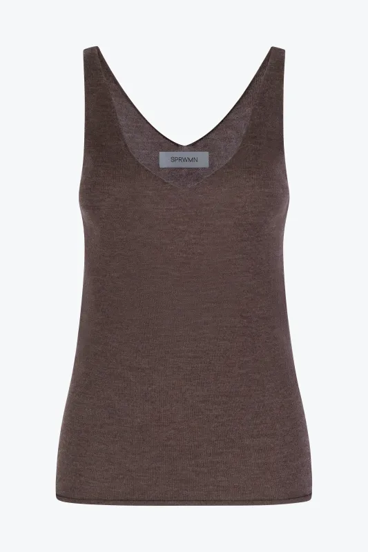 Camille Cashmere Tank made by SPRWMN