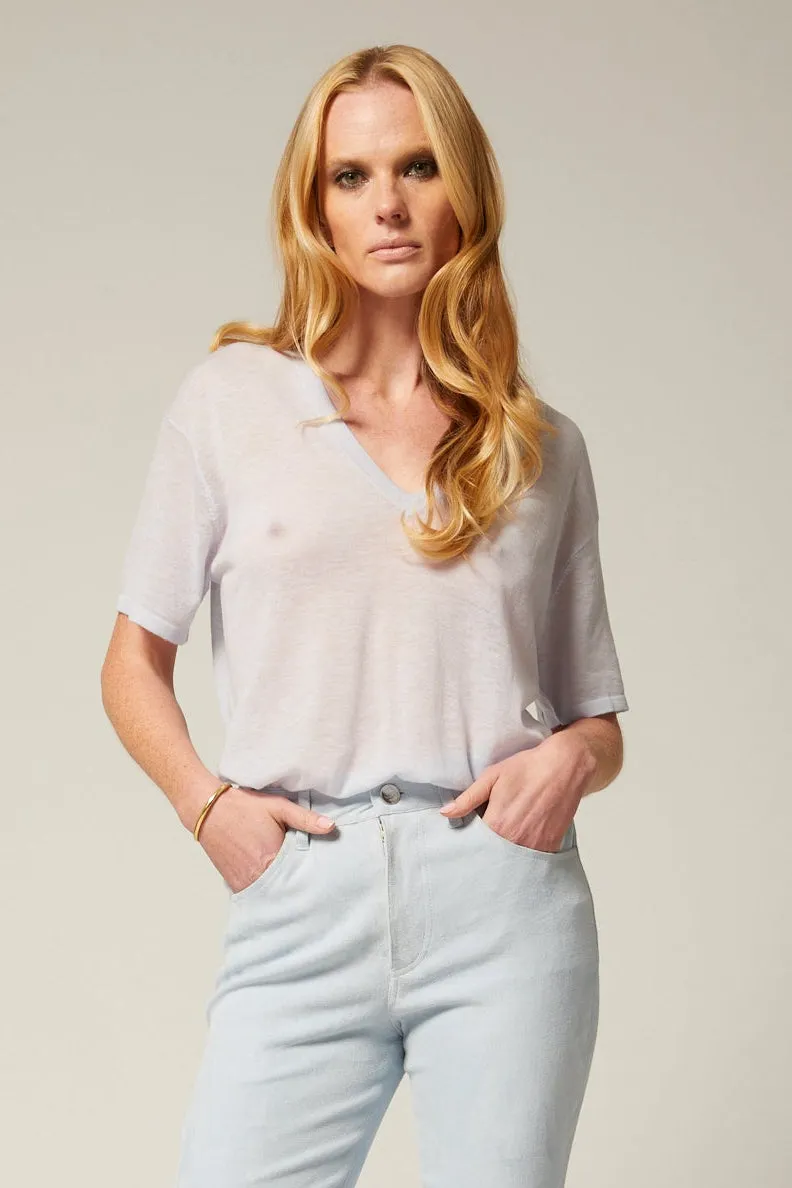 Tissue V Neck Tee sold by SPRWMN
