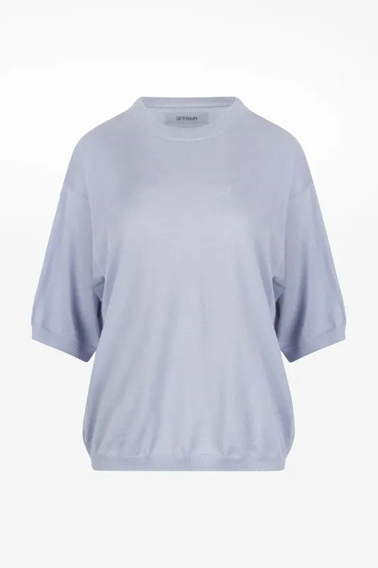Cashmere Boxy Tee made by SPRWMN