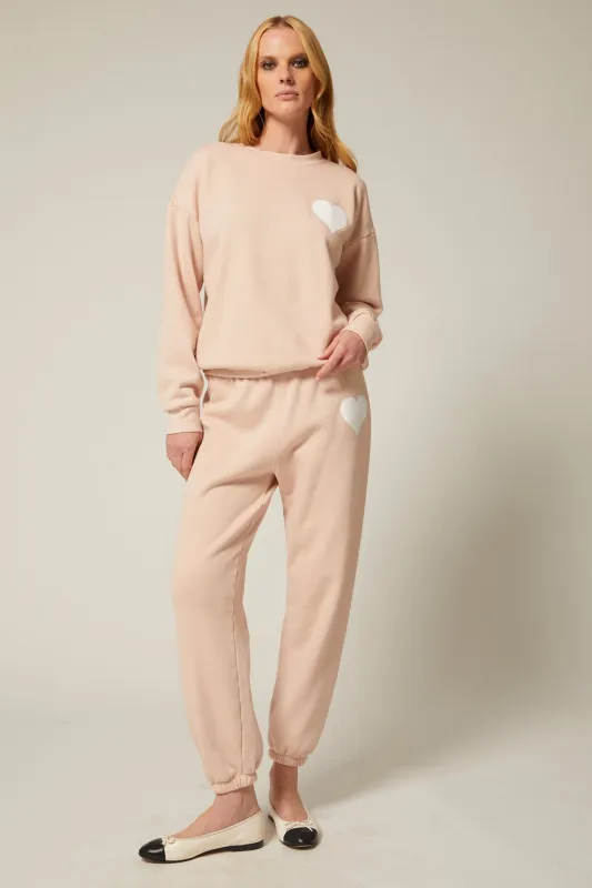 Heart Sweatpants made by SPRWMN