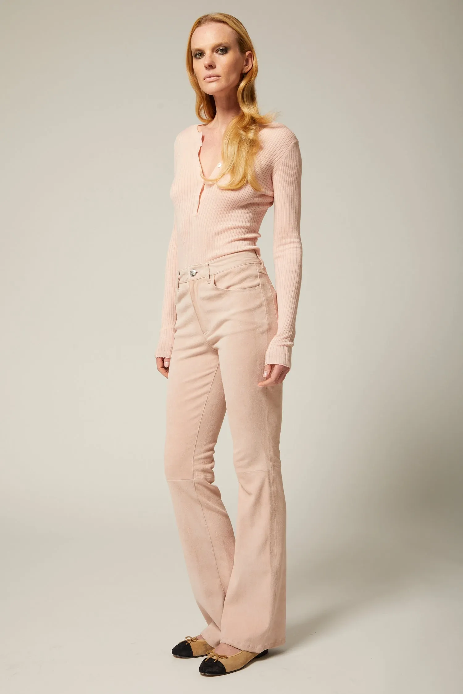 Suede 5 Pocket Micro Flare sold by SPRWMN product image thumbnail 2