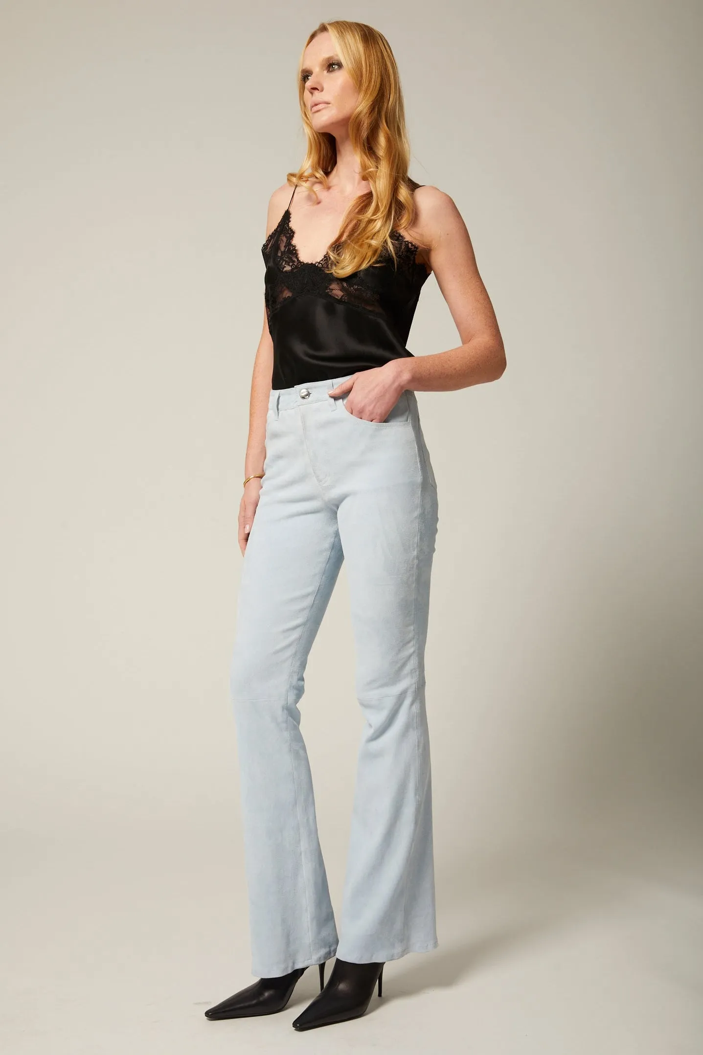 Suede 5 Pocket Micro Flare sold by SPRWMN product image thumbnail 2