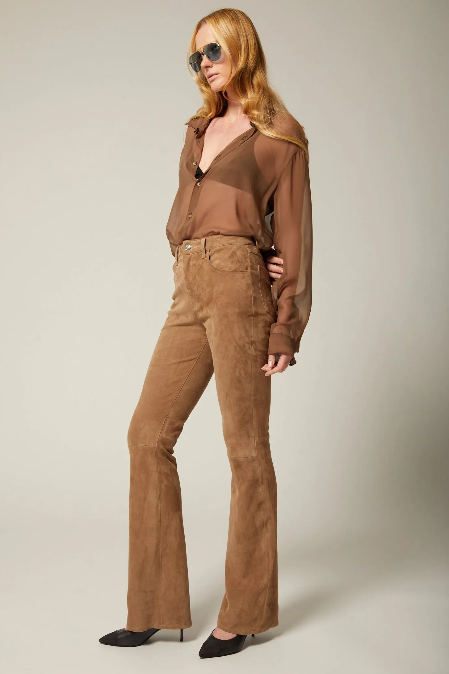 Mara Silk Chiffon Button Down sold by SPRWMN product image thumbnail 2