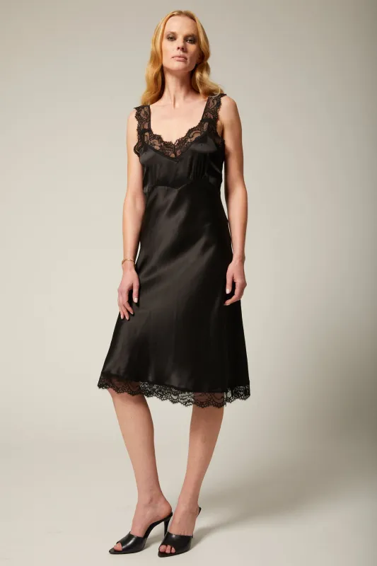 Paola Silk Midi Dress made by SPRWMN