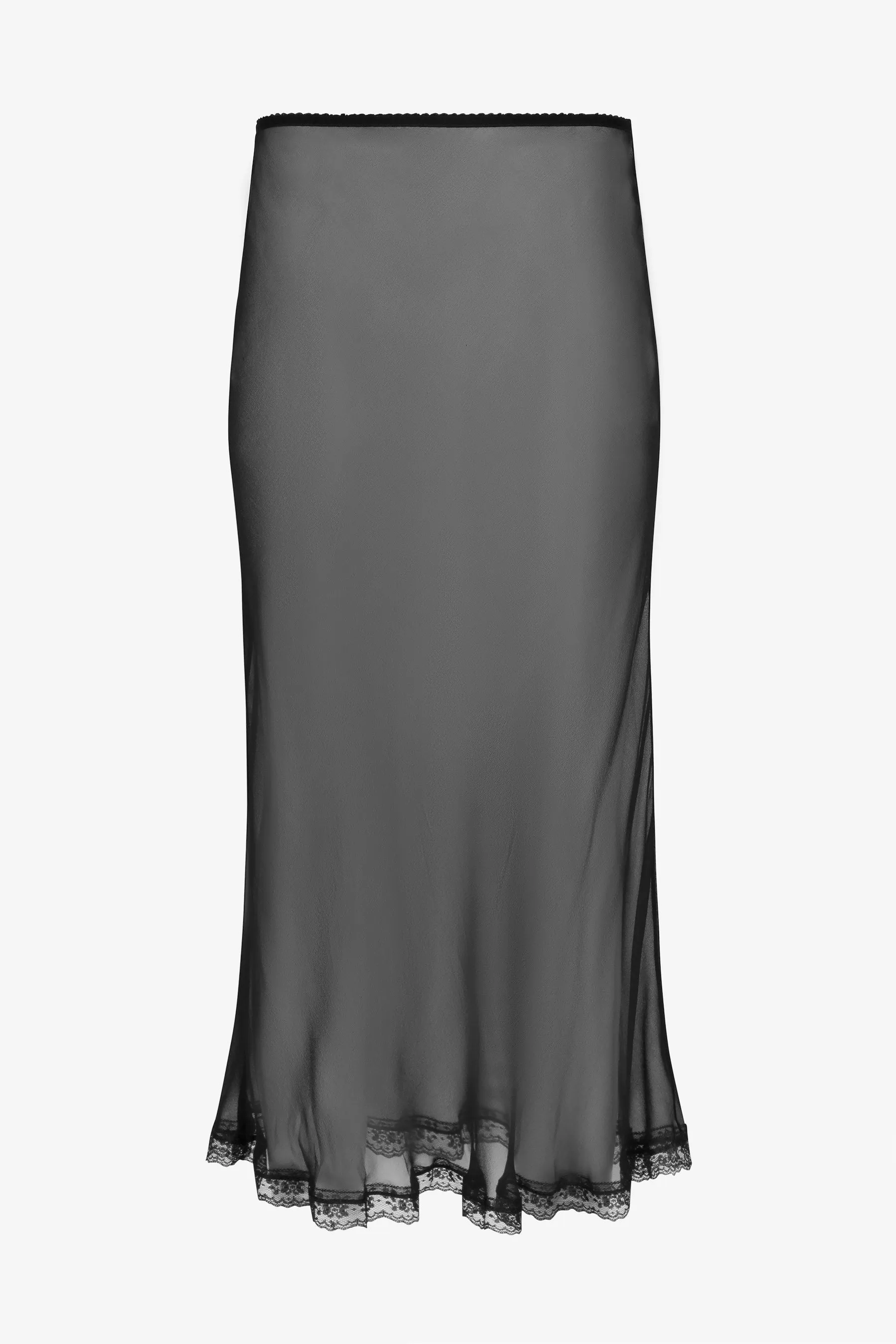 Amelie Silk Midi Skirt sold by SPRWMN product image thumbnail 4