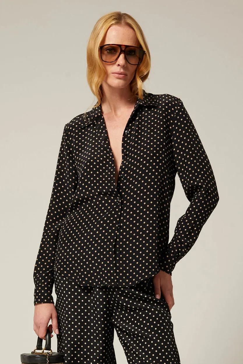 Silk Fitted Button Down sold by SPRWMN
