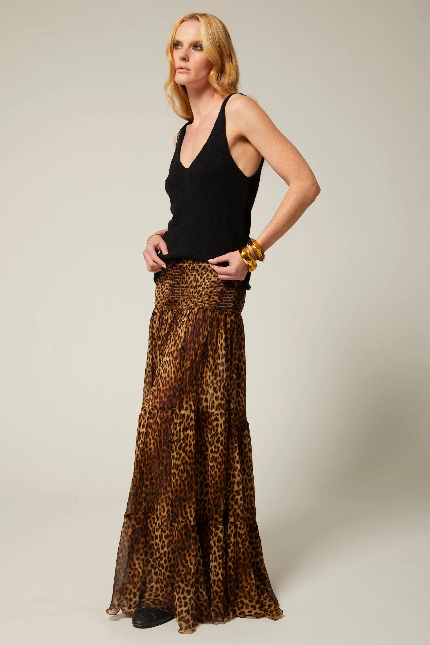 Carlotta Silk Maxi Skirt sold by SPRWMN product image thumbnail 2