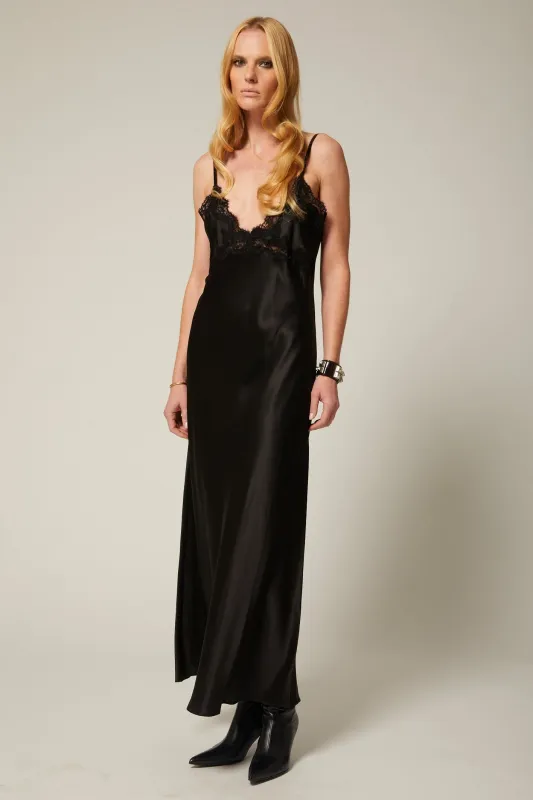 Emma Silk Maxi Dress made by SPRWMN