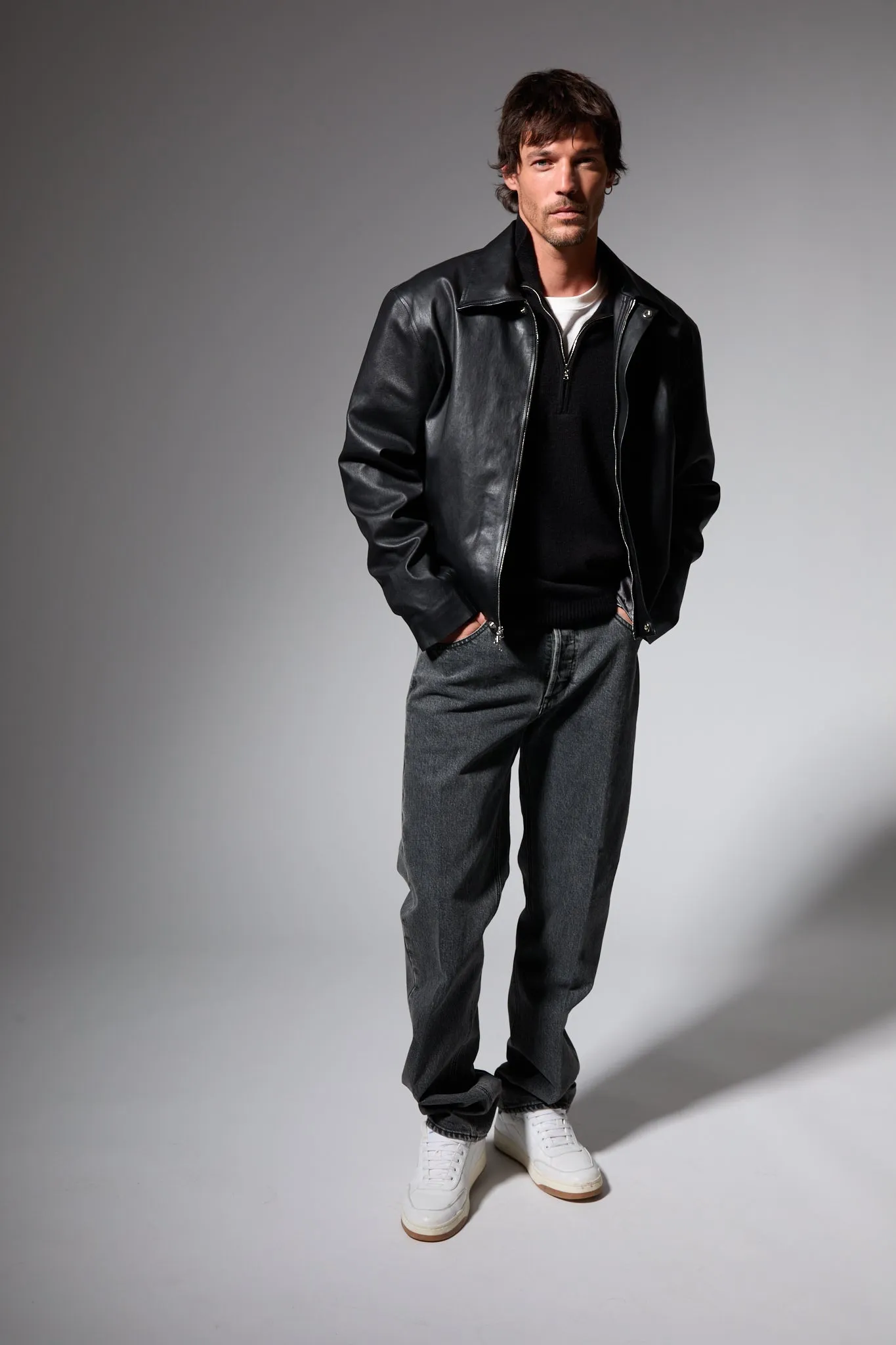 Classic Leather Jacket sold by SPRWMN product image thumbnail 4
