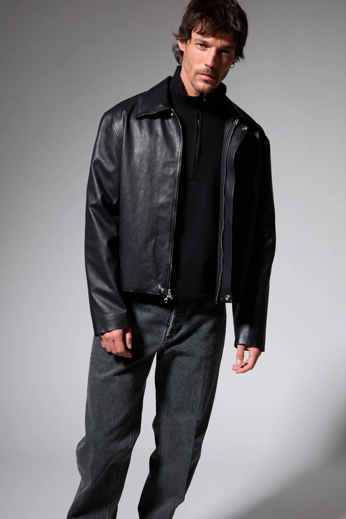Classic Leather Jacket sold by SPRWMN