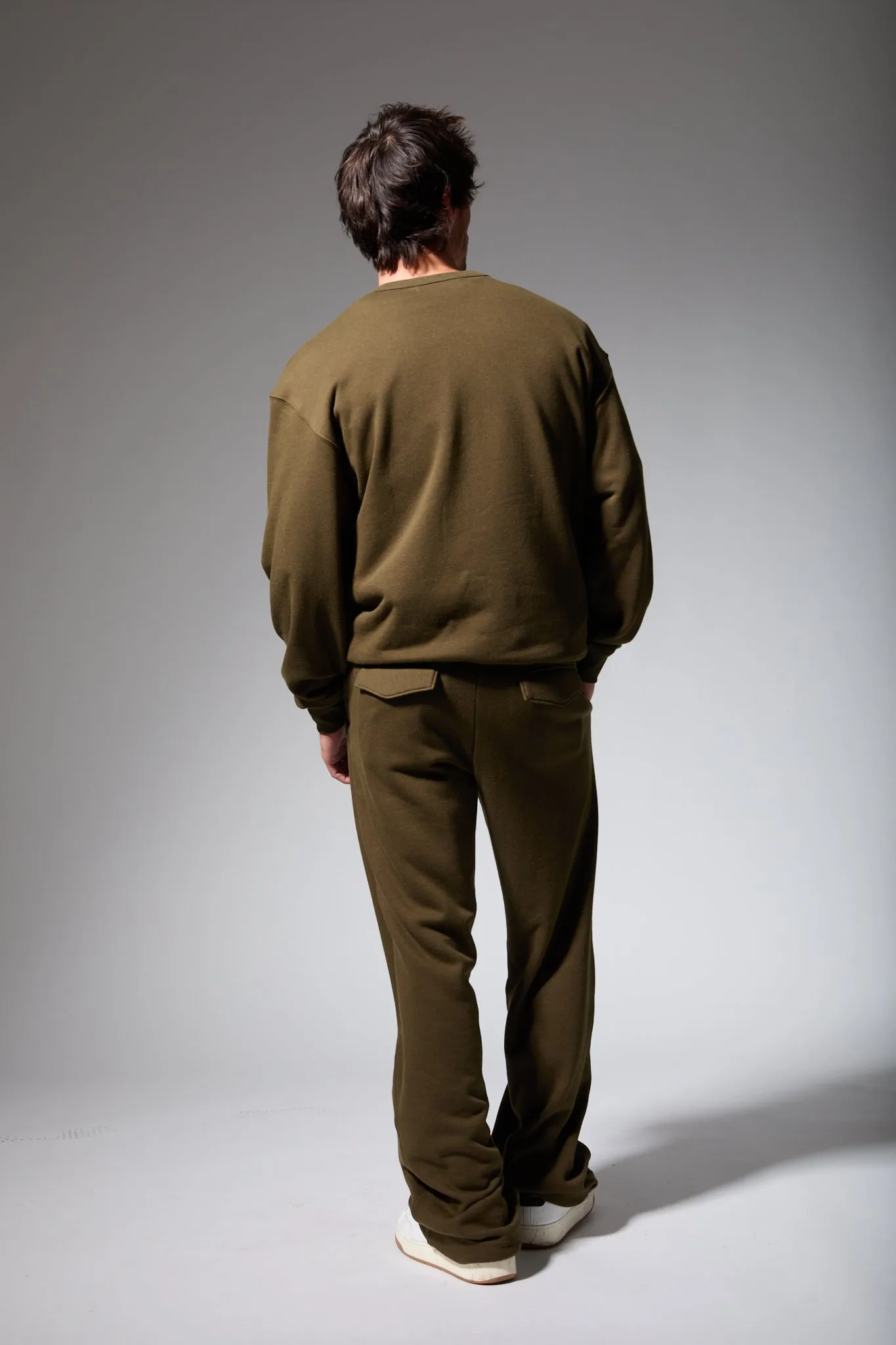 Enzo Fleece Straight Leg Trouser sold by SPRWMN product image thumbnail 3
