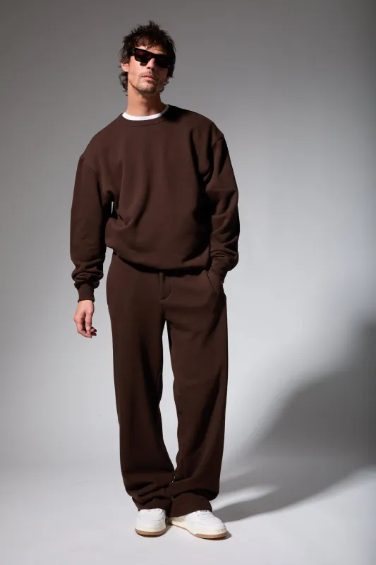 Enzo Fleece Straight Leg Trouser made by SPRWMN