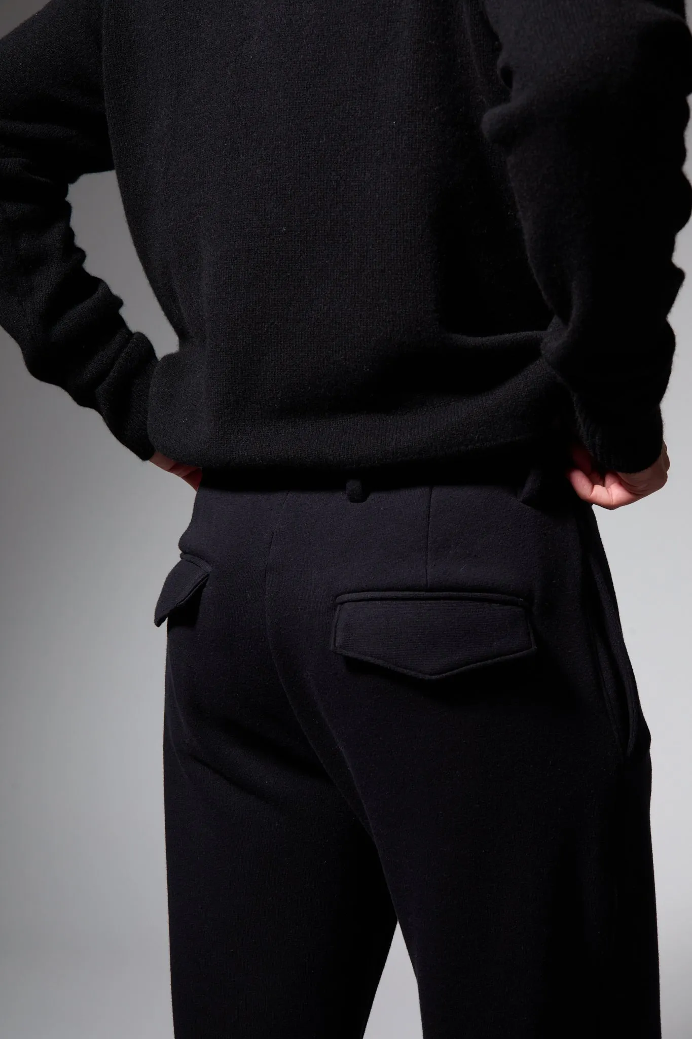 Enzo Fleece Straight Leg Trouser sold by SPRWMN product image thumbnail 4