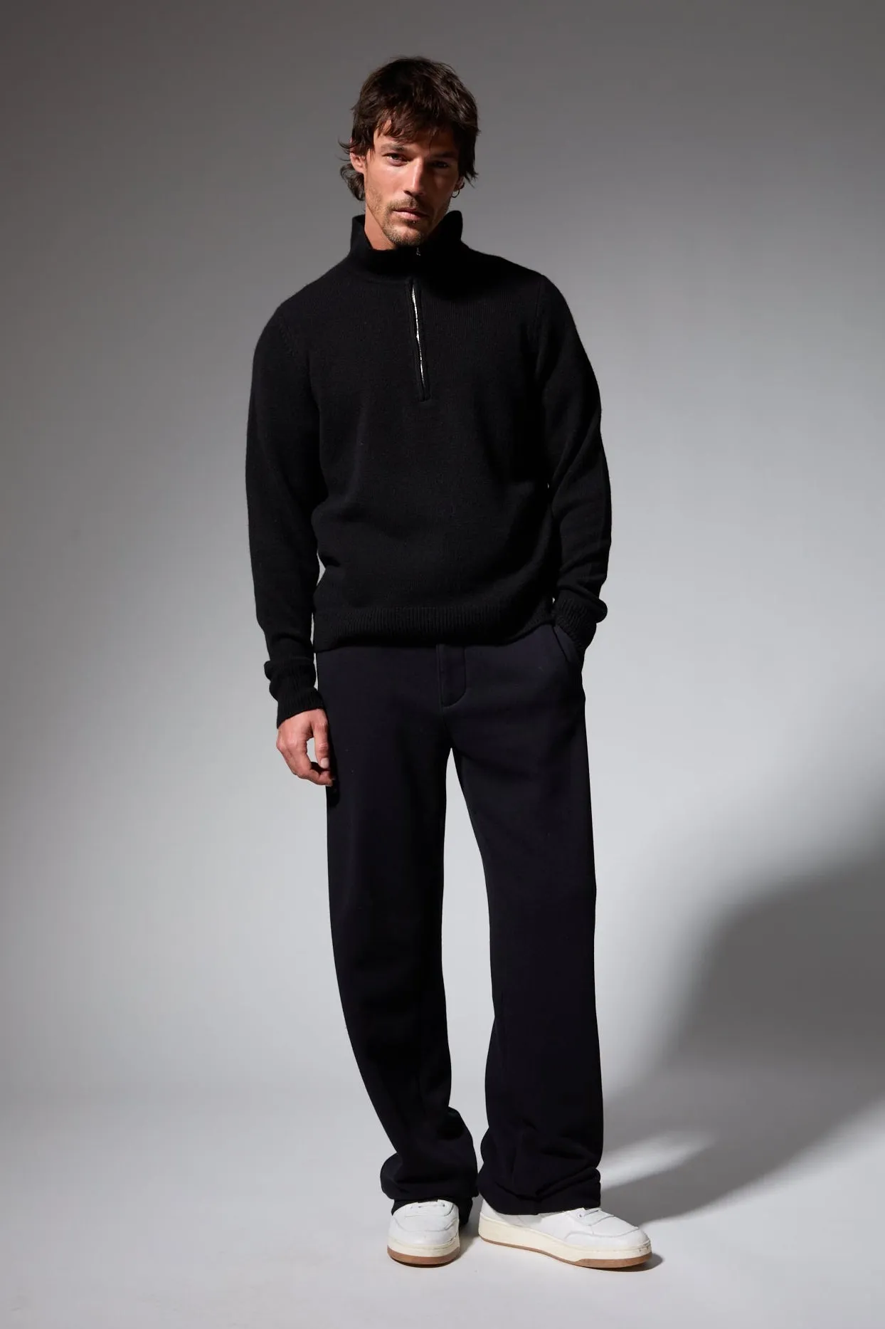 Enzo Fleece Straight Leg Trouser sold by SPRWMN