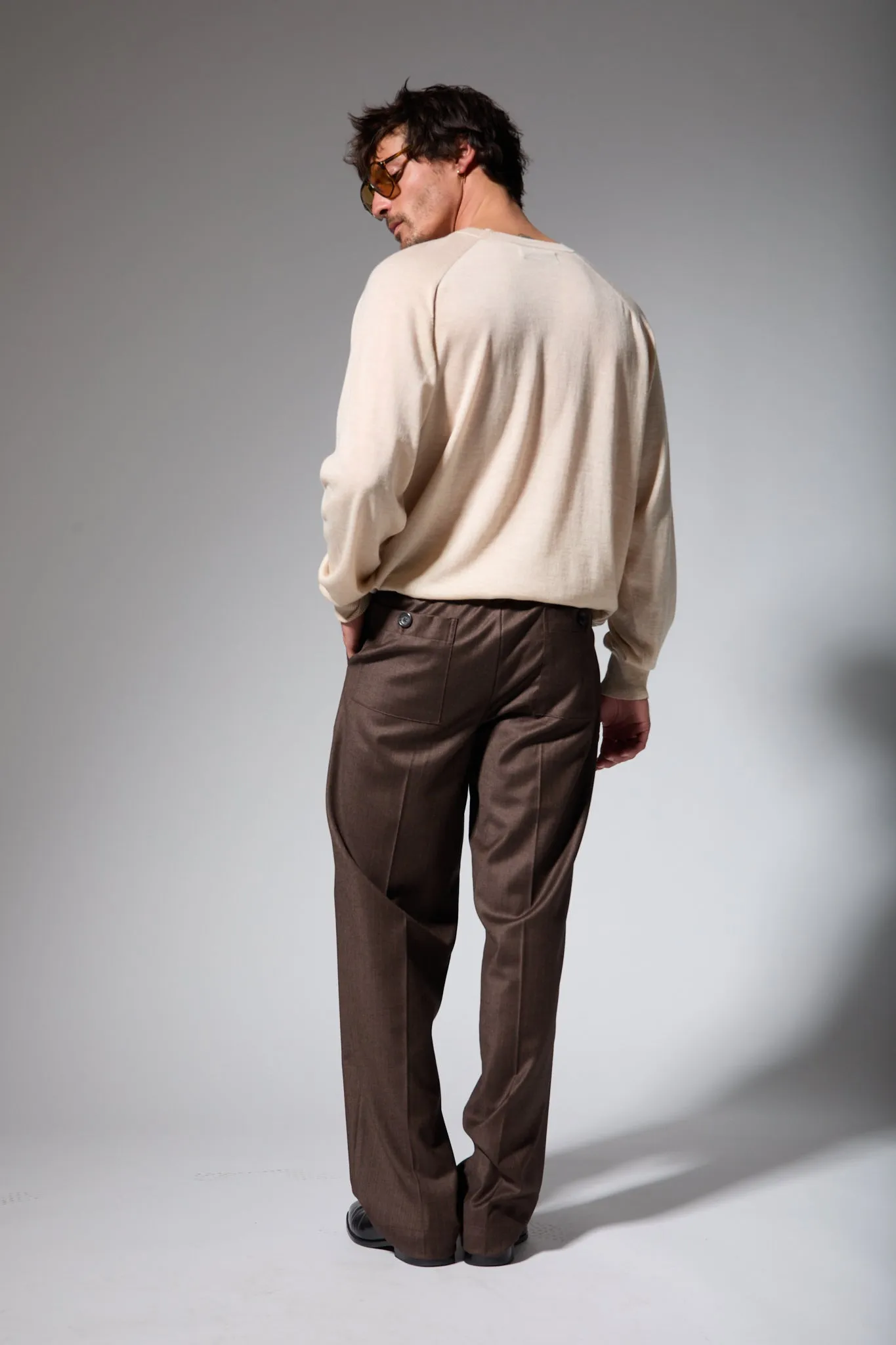 Cashmere Long Sleeve Raglan sold by SPRWMN product image thumbnail 4